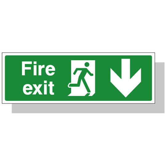 Fire Exit - Down Arrow