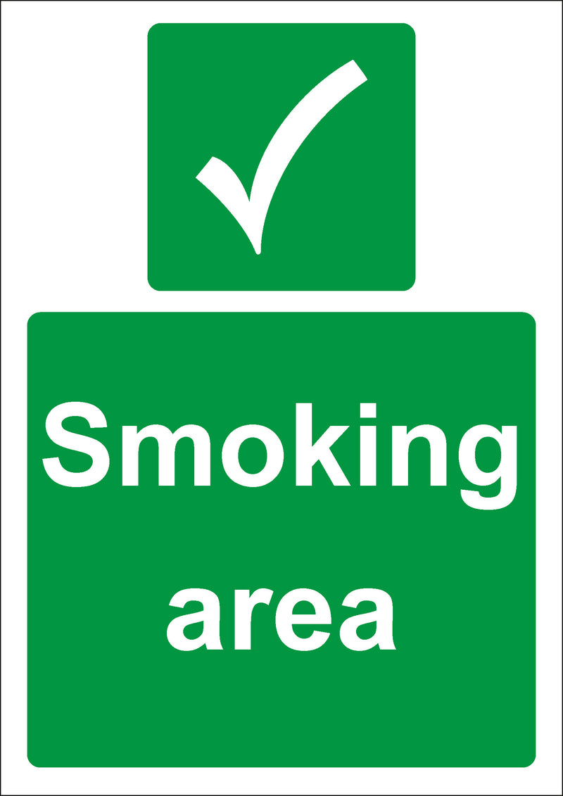 Smoking Sign - Smoking area (A4)