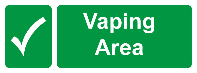 Smoking Sign - Vaping Area