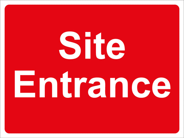 Temporary Sign - Site Entrance