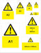 Warning Sign - WARNING Heavy plant & machinery operate on site