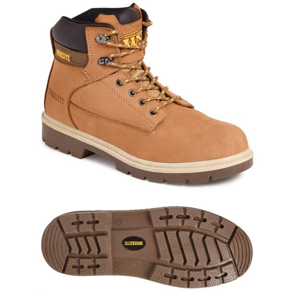 Apache SS613 Safety Boot Nubuck Wheat - Limited sizes available
